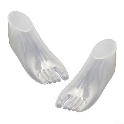 1 Pair Transparent Plastic Shoe Forms
