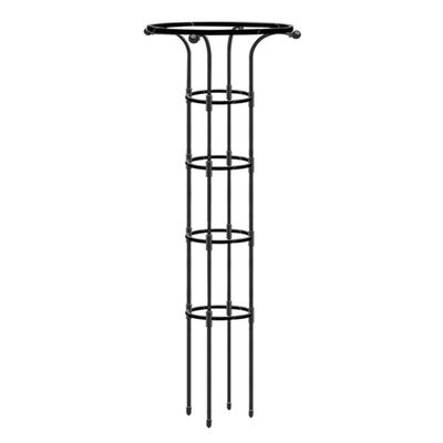 NINMORTH Metal Garden Trellis for Climbing Plants, Black Obelisk