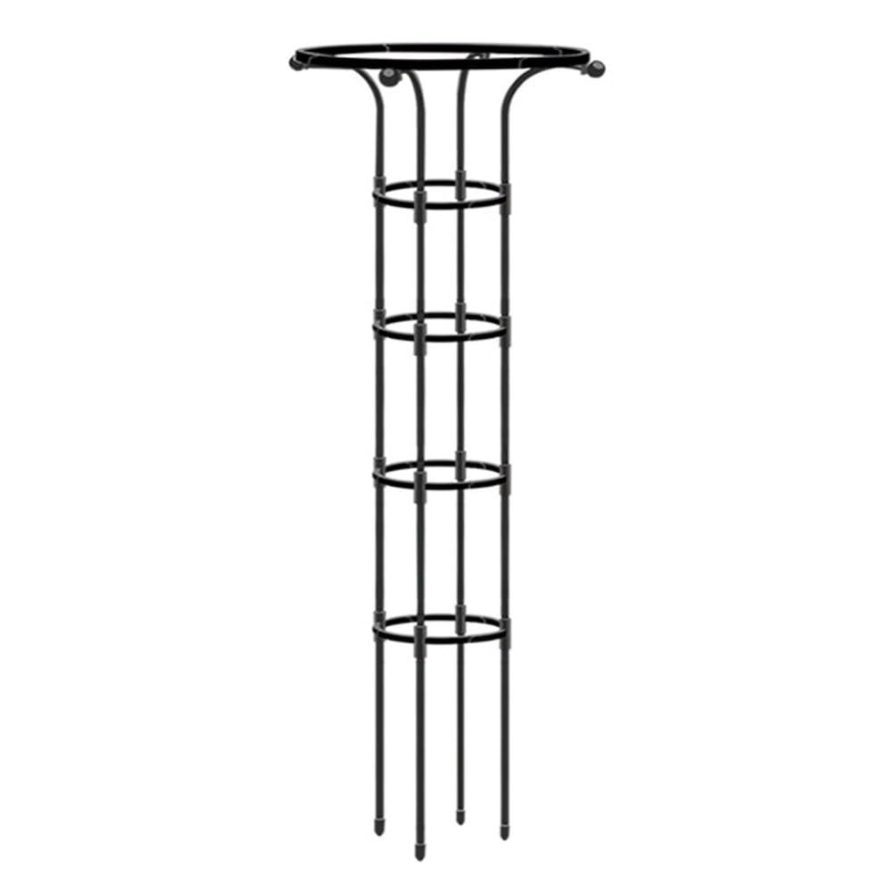 NINMORTH Metal Garden Trellis for Climbing Plants, Black Obelisk