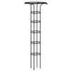 NINMORTH Metal Garden Trellis for Climbing Plants, Black Obelisk view 4
