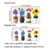 Flower Window Clings - 14.6x7.87 Inches view 2