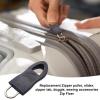 Zipper Pulls | Black Removable Zipper Pull, Replacement Slider, Durable Zipper Pull, Grip Replacement Zipper Pull, Replacement for Clothing, Bags, Luggage view 3
