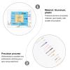 balacoo Hour, Minute and Second Hands Clock Hand Set for Wall Clock Repair view 3