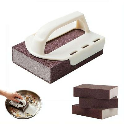 Sanding Cleaning Sponge with Handle