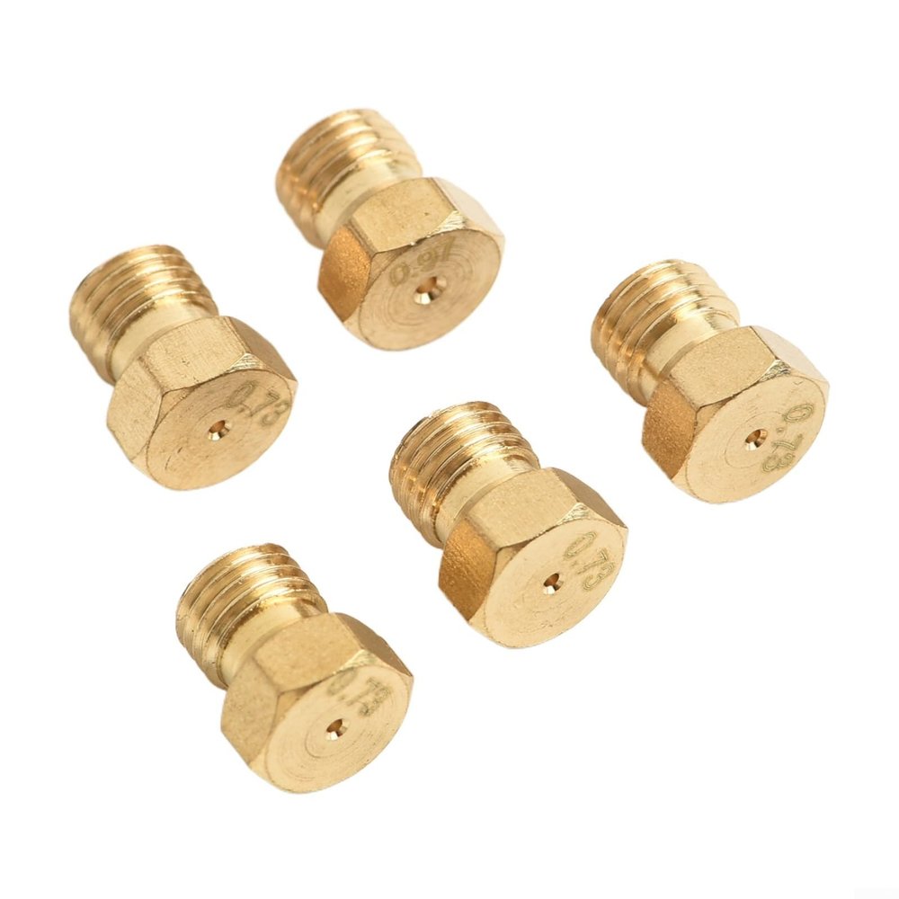 5-Piece LPG Conversion Nozzle Set for Gas Stoves