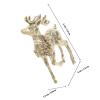 Gadpiparty Golden Brass Deer Sculpture view 2