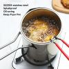 RhineCart Basics Food Oil Container, Frying Pot with Basket, Stainless Steel, 12.7 x 12 x 13.6 cm view 4
