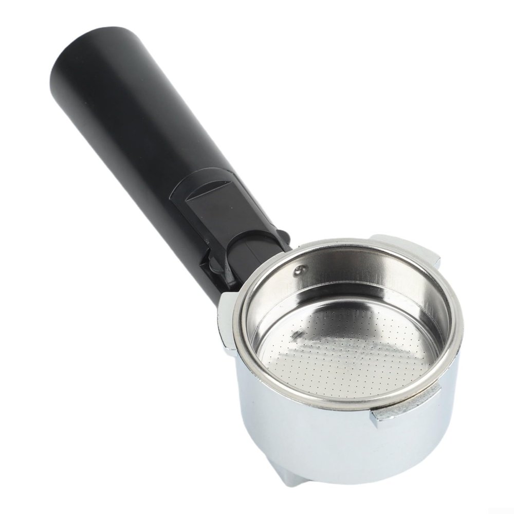51 mm Bottomless Portafilter with Durable Aluminum Alloy Three-Lug Handle