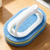 Ergonomic Cleaning Sponge with Handle view 4
