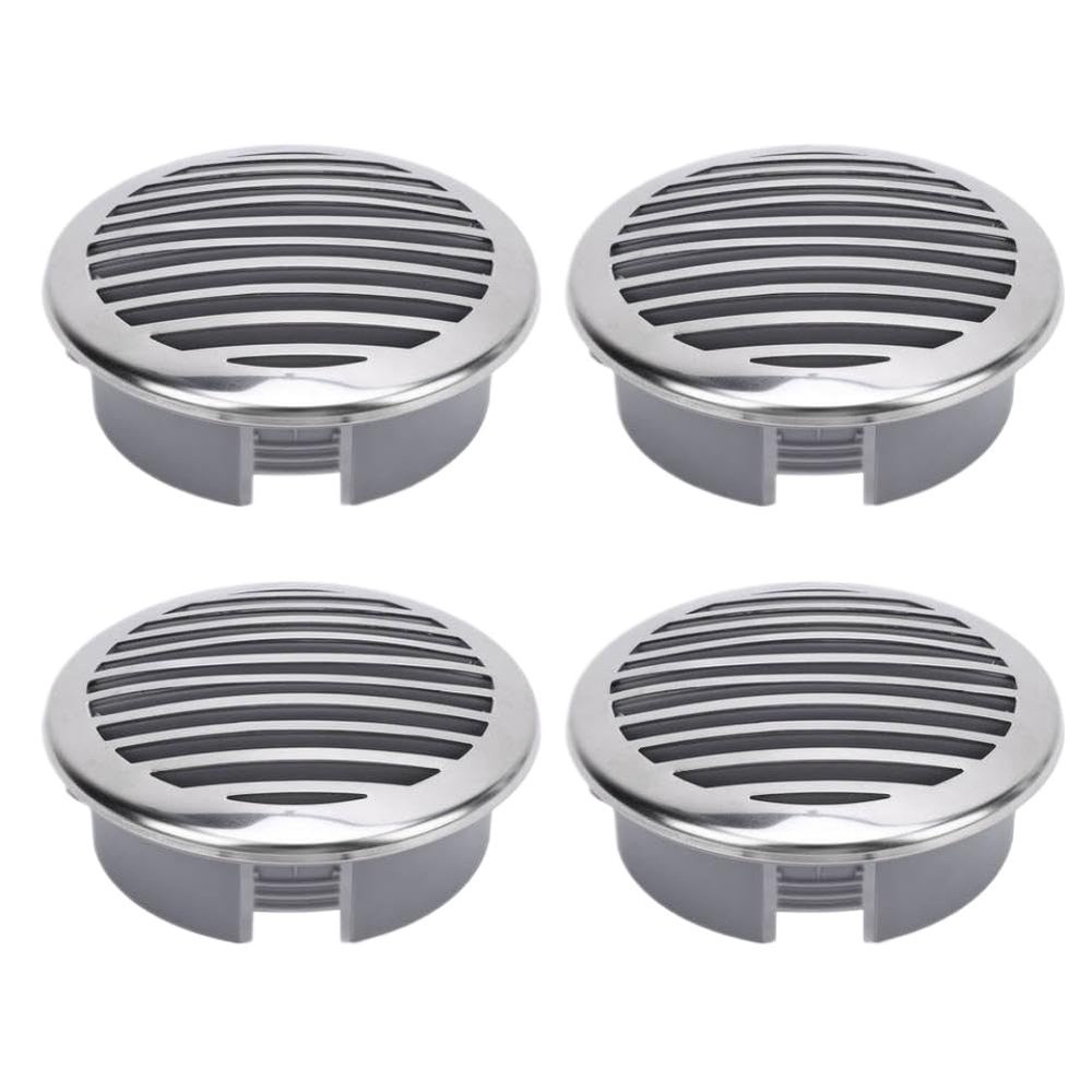 XBtouBUey 4-Piece 4-Inch Stainless Steel Vent Covers for Boats