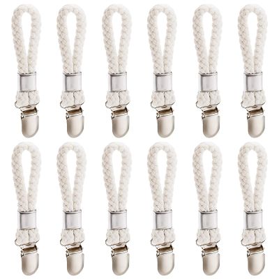 Risveglio Cotton Rope Towel Clips with Stainless Steel Clamps