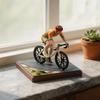 1:64 Scale Cyclist and Bicycle Diorama Figure Set view 3