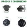 Autocut C5-2 Trimmer Head for Stihl Brush Cutters, M8 x 1.25, 117 mm, with Line, Black view 2