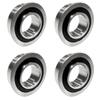 Lapiglo Metal Wheel Bushing Bearing Kit for Murray Tractor, Fits 9040H, 532124959, 532009040, 4-Piece view 1