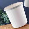 Trash Can, Large Capacity, for Home, Living Room, Bedroom, Kitchen, Bathroom, Office, White, Medium view 4