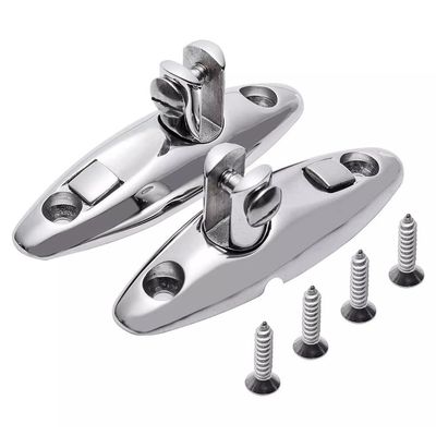 Lapiglo Quick-Release Swivel Hinge for Bimini Top, 316 Stainless Steel, 360° Rotatable, Deck Side Mount, 2.5 cm Frame, 2-Pack