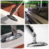 Lapiglo Quick-Release Swivel Hinge for Bimini Top, 316 Stainless Steel, 360° Rotatable, Deck Side Mount, 2.5 cm Frame, 2-Pack view 2