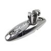 Lapiglo Quick-Release Swivel Hinge for Bimini Top, 316 Stainless Steel, 360° Rotatable, Deck Side Mount, 2.5 cm Frame, 2-Pack view 4