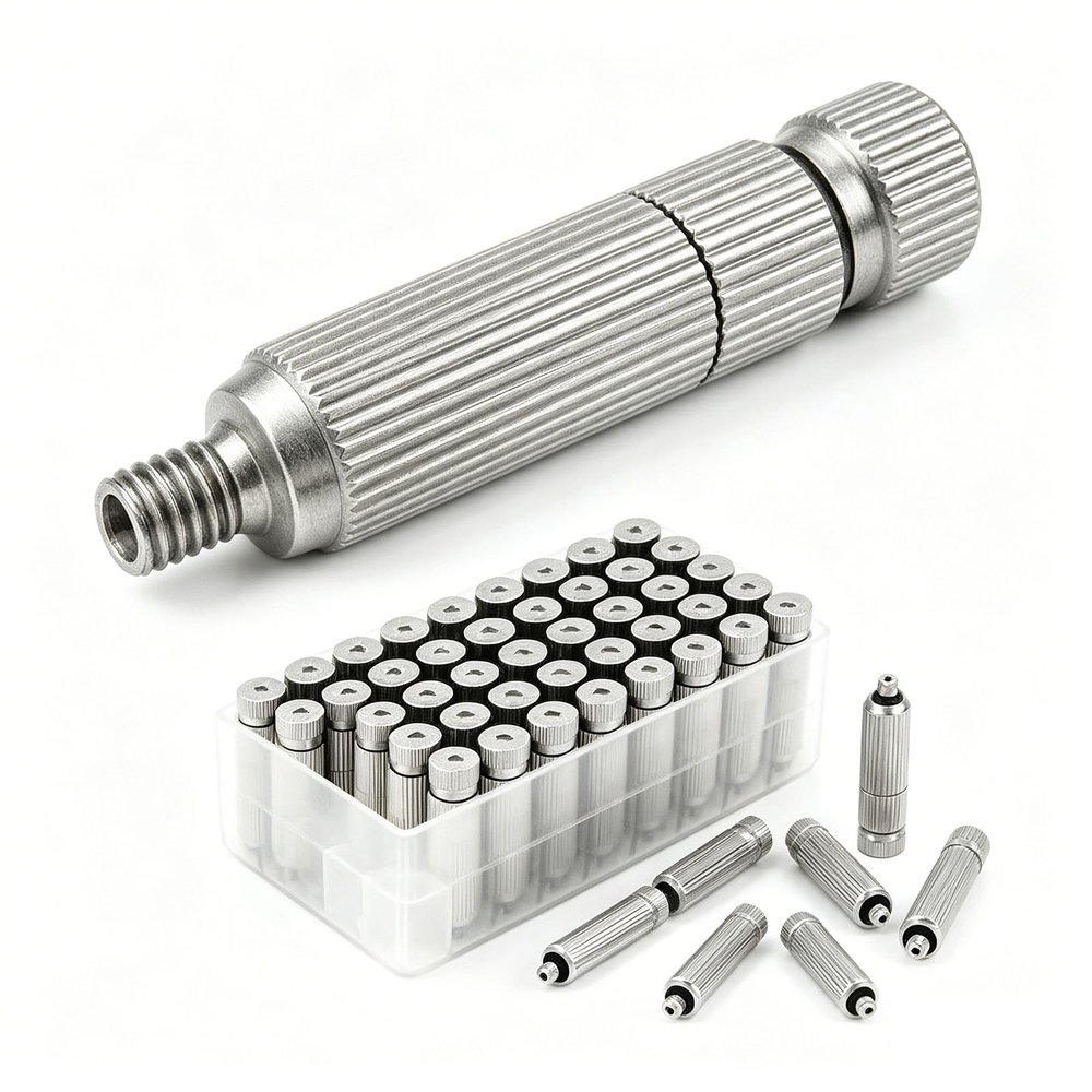 High-Pressure Misting Nozzles, 50-Pack, 0.5 mm Orifice