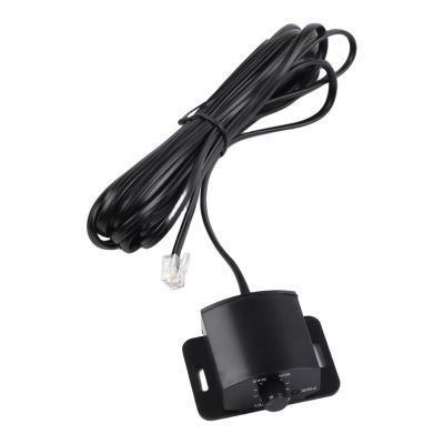 Lapiglo 12V Car Subwoofer Bass Volume Remote, 5m 4-Core Cable, 6-Pin