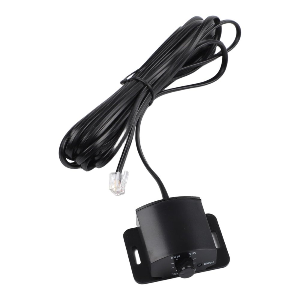 Lapiglo 12V Car Subwoofer Bass Volume Remote, 5m 4-Core Cable, 6-Pin