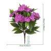 8 Bundles of Artificial Impatiens Flowers for Outdoor Use view 2