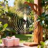 Eagle Wind Spinner, Natural, Brown Metal, 30.5 cm view 4