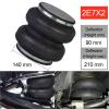 Air Pump Air Spring Strut, Double-Convoluted Airbag view 2