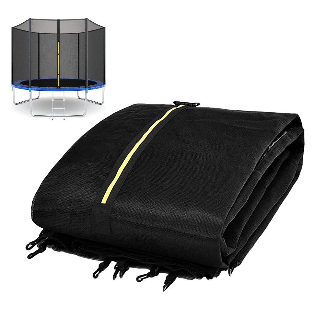 Weather-Resistant Replacement Safety Net for 1.8 m, 2.4 m, and 3 m Trampolines