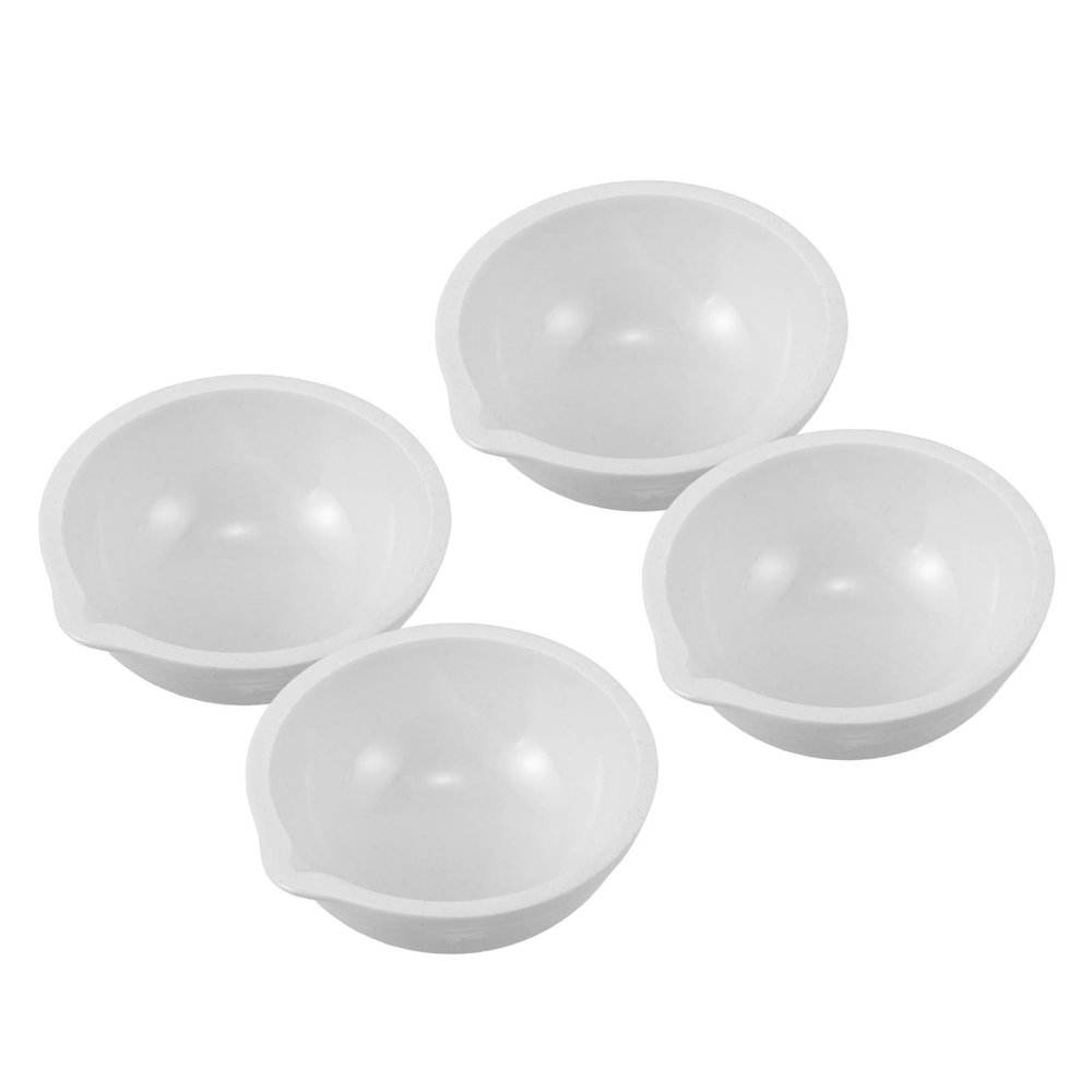 50 mL Porcelain Evaporating Dishes, 4-Pack with Spouts