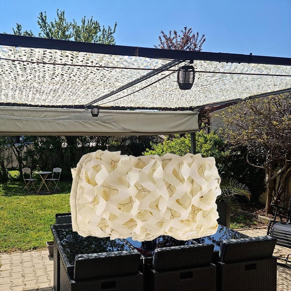 Beige Reinforced Camouflage Net 3.5 x 6 m