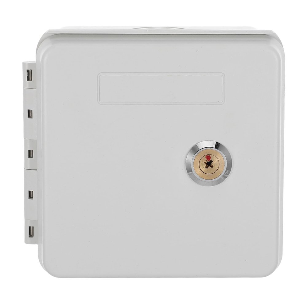 Healvian Waterproof Outdoor Outlet Box with Protective Housing, Heavy-Duty Weather-Resistant Electrical Box for Garden and Patio