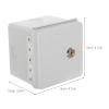 Healvian Waterproof Outdoor Outlet Box with Protective Housing, Heavy-Duty Weather-Resistant Electrical Box for Garden and Patio view 2