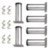 BWANGIAO 6-Pack Modern Aluminum Bed Legs, Sturdy Adjustable Furniture Legs for Better Under-Bed Storage view 1