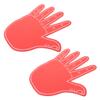 HOMOBABE EVA Gloves, Red Five-Finger, 2-Piece Cheering Props view 1