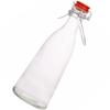 Abaodam 1100 ml Airtight Glass Bottle with Practical Swing-Top Closure and Red Stopper for Storing Beverages in the Garden or Serving Guests view 1