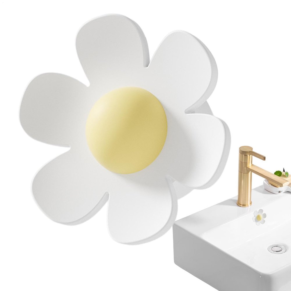 Overflow Cover Ring - Floral Silicone Sink Stopper