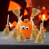 10 Mini Halloween Broom Ornaments view 2