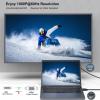 Plyisty HDMI to VGA Cable, 2 m, 1080p 60 Hz, HDMI Male to VGA Male, Unidirectional, for Computer, Laptop, Desktop PC, Projector, Monitor, HDTV view 4