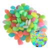 EcoGleam 200-Piece Garden Pebble Set, Non-Toxic Glow-in-the-Dark Decorative Stones view 1