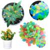 EcoGleam 200-Piece Garden Pebble Set, Non-Toxic Glow-in-the-Dark Decorative Stones view 2