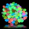 EcoGleam 200-Piece Garden Pebble Set, Non-Toxic Glow-in-the-Dark Decorative Stones view 4