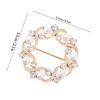 2-Piece Adjustable Round Alloy Shirt Clips view 2