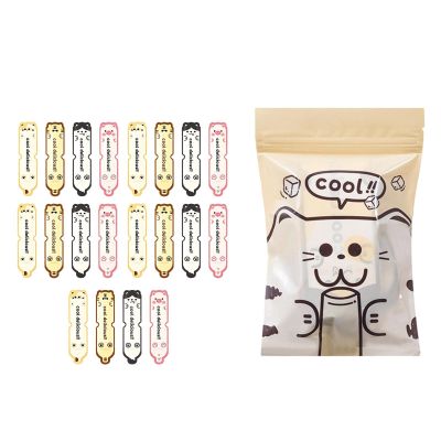 Freezer Pop Bags | 20 Pack 90 ml Self-Sealing Leak-Proof with Cartoon Design