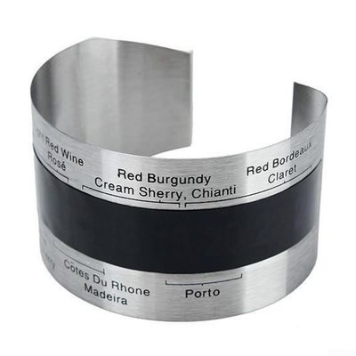 Stainless Steel Wine Thermometer with LCD Display