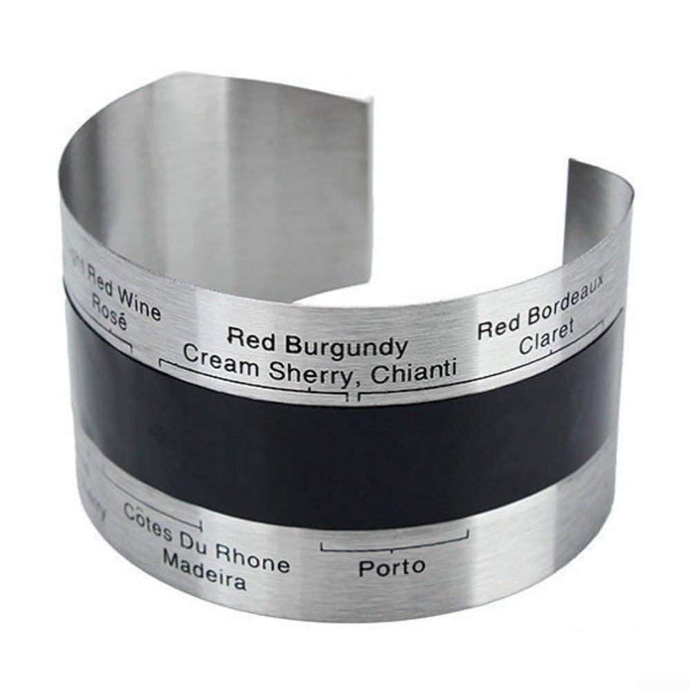 Stainless Steel Wine Thermometer with LCD Display