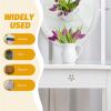NUOBESTY 4-Piece Gold Floral Cabinet Knobs with Rhinestones, Ergonomic Single-Hole Pulls view 3