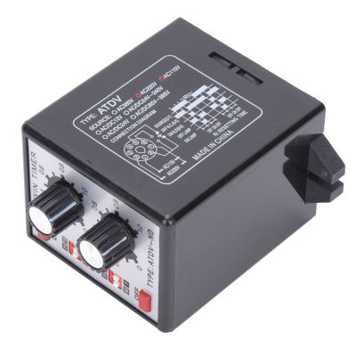 SIXRUN Button-Controlled Dual Timer Relay with Multiple Timing Combinations for AC 110V/220V