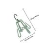 3-Pack Multifunctional Plastic Shoe Hangers with Four Hooks view 2