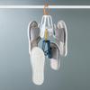 3-Pack Multifunctional Plastic Shoe Hangers with Four Hooks view 4